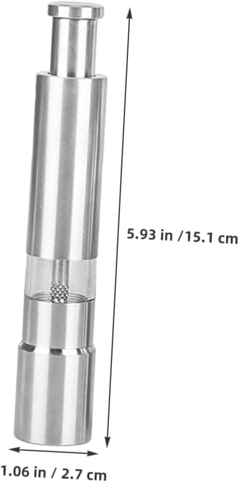 SECFOU Hand-operated Grinders Manual Mill Stainless Steel Grinder for Fine Seasonings