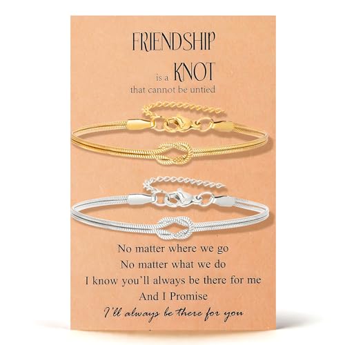 Best Friend Bracelet Love Knot Matching Bracelets for Couples Friendship