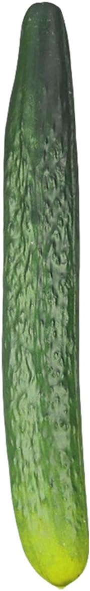 Soft PU Artificial Cucumber Simulation Home Decor Basket Display Photo Kitchen Vegetable Toy Artificial