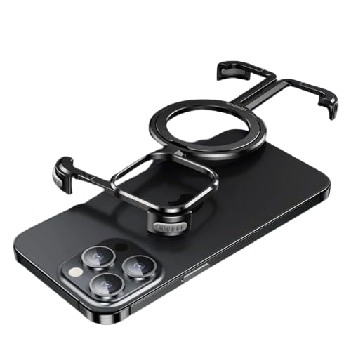 MILLION CASES® Back Cover Case for iPhone 15 Pro Max Soft Flexible TPU Shockproof Protective Pivot Guard Magnetic Ring Stand Case(Black) (B0CZ78NYKS) Amazon Price History, Amazon Price Tracker