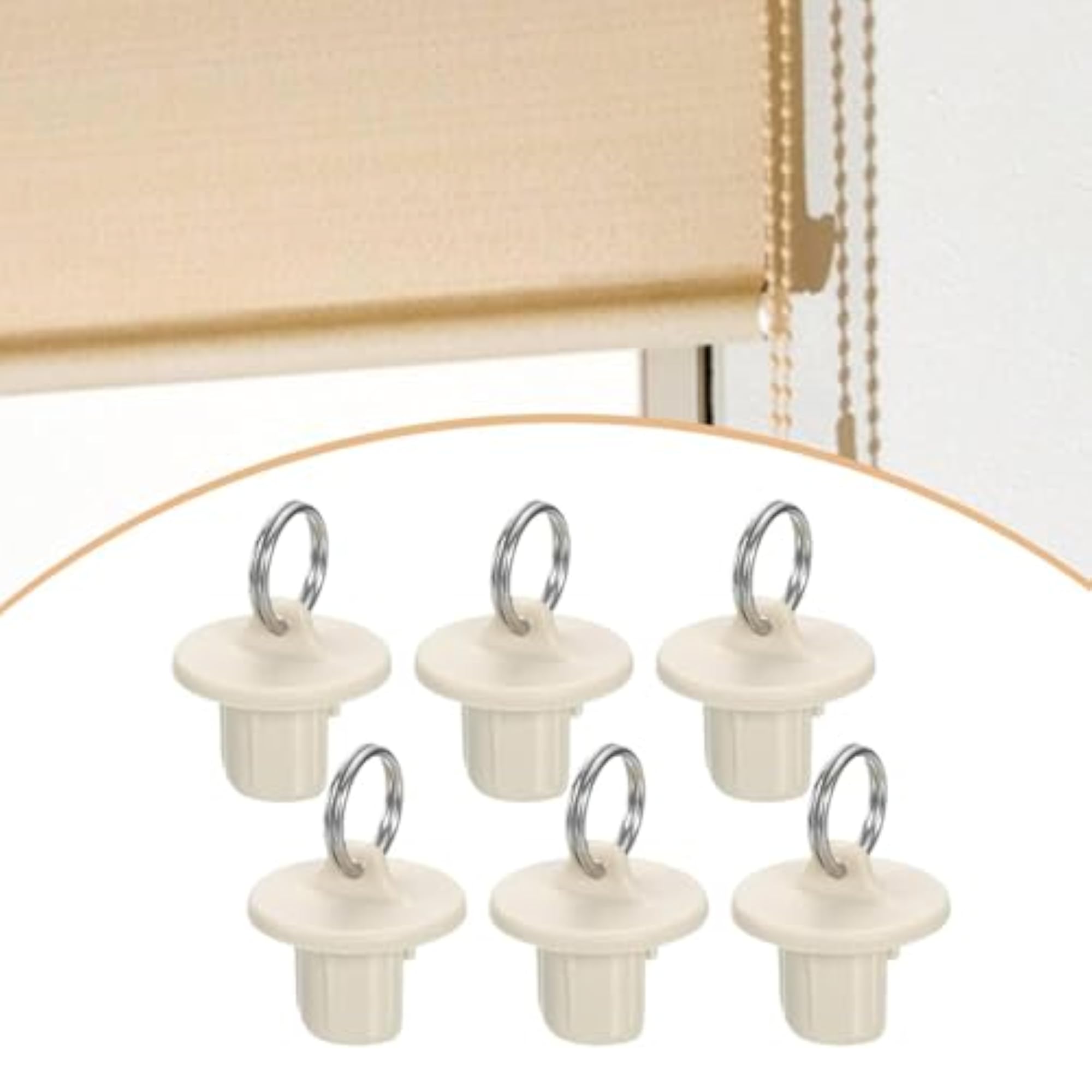 6Pcs Roller Shade End Caps Weather Resistant