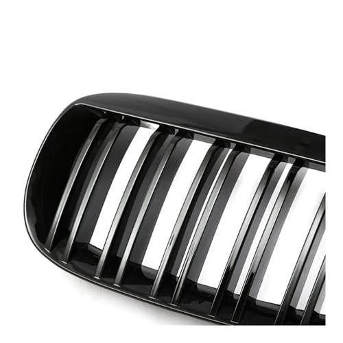 Double Grille Noire Brillante pour Série 6 M6 E63 E64 2004-2010 en ABS - 3