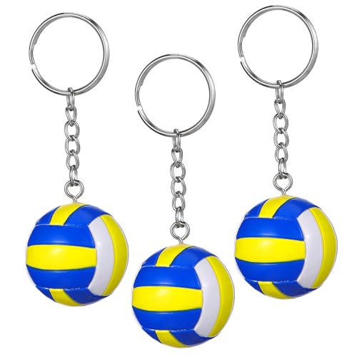 Porte-clés volley-ball réalistes en PU : personnalisez vos sacs à dos de sport au quotidien