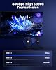 Extensor HDMI ANDTOBO, cable extensor HDMI 8K de 0.5 pies, adaptador HDMI macho a hembra 8K@60Hz 4K@240Hz 2.1 de alta velocidad 48Gbps compatible con Xbox, PS5, Switch, Roku Stick, Blu Ray, HDTV, laptop, PC 8