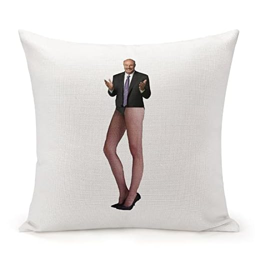 Sipaalam Dr Phil Funny Velvet Throw Pillow Cover Cozy Velvet Square Throw Pillow Case Home Decoration Pillowcase for Bed Couch Sofa Living Room Cushion Cover 18''X18''