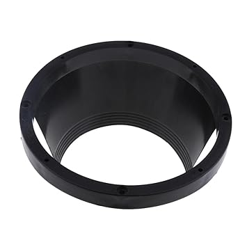 Sellbury 6.5'' Car Speaker Waterproof Cover Car Horn Plastic Spacer Protective Black