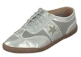 Linea Scarpa Toskana Sneaker Sommer extra leicht Schnürschuhe für Damen: Größe: 41 EU | Farbe: Silber