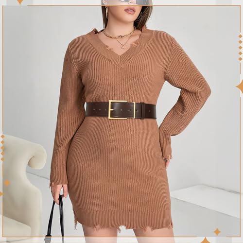 WHIPPY Women Wide Leather Waist Belts for Dresses Pants Fashion Leather Waistband for Women with Gold Buckle2
