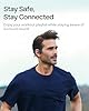 SHOKZ OpenRun Bone Conduction Headphones, Open-Ear Bluetooth Sports Earphones with Mic, IP67 Waterproof Wireless Headset for Running and Workout, 8H Playtime, USB-C - Blue, Sport headband