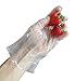 Safety Zone GDPE-LG High Density Clear Polyethylene PE Disposable Gloves, Large (Box of 100) (Pack of 4)