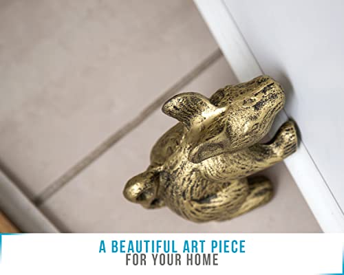 Cast Iron Mouse Door Stop By Comfify- Decorative Vintage Rustic Door Stop - Stop Your Bedroom, Bath And Exterior Doors With Style - Antique Gold Color #TOP5