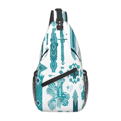 Cross Chest Bag Diagonally - Quality, Durable, and Spacious Shoulder Bag for Men and Women helm of awe Prints