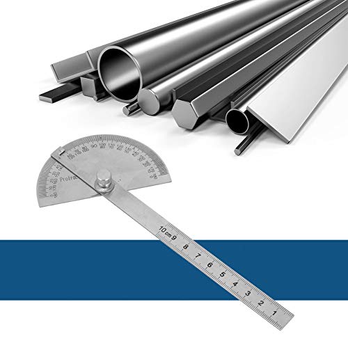 Transferidor rotativo de 180 graus, localizador de ângulo(Ruler scale 100x half circle diameter 90mm