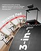 Abonow Foldable Treadmill for Home Small with Incline - 3.0HP Quiet Walking Pad Treadmill with Handles, 300LBS Capacity, Home Office 3-in-1 Portable Treadmills for Running Jogging Walking