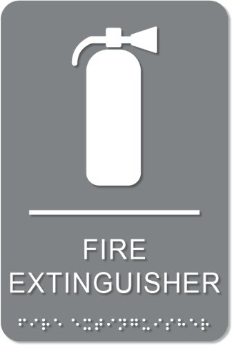 Fire Extinguisher Sign - ADA compliant sign. 6