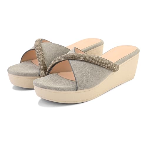 Image of Centrino Women's Sandals | Soft Cushioned Footbed for Extra Comfort | Stylish & Elegant Look for Ladies | Fashionable & Durable Sandal Comfort & Quality (9417)