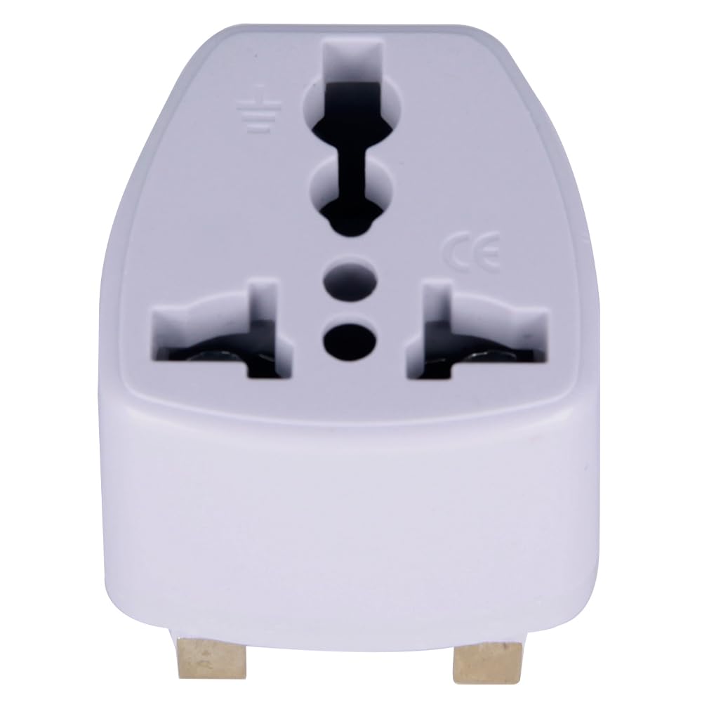 Adattatore universale da viaggio tipo G, bianco