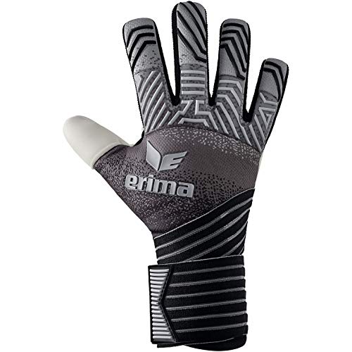 Erima Dospělé Flex RD Pro brankářské rukavice, černá/šedá/bílá, 9