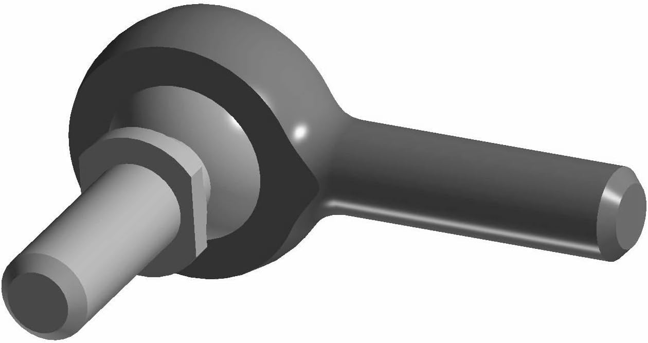 Polaris Snowmobile Rod End, Left, 10 mm x 23 mm, 75 Deg, Genuine OEM Part 7061165, Qty 1