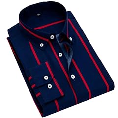Red Stripe Navy Blue