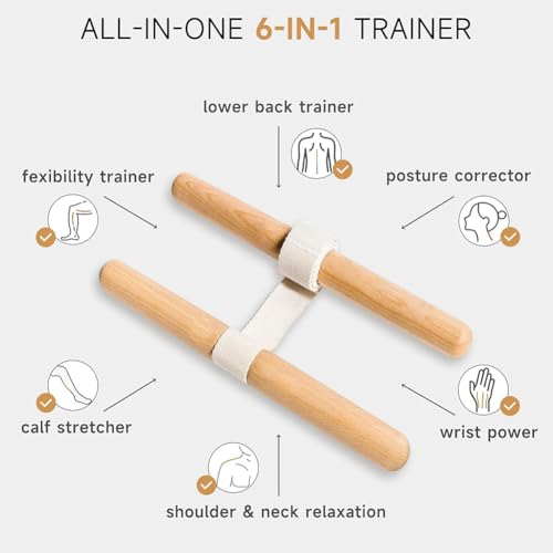Dispositivo ajustable para estiramiento muscular, estirador de isquiotibiales que redefine la flexibilidad, alivio del dolor y bienestar miniatura 5