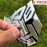 AOWIFT Aluminium-Transformers Autobots Optimus Prime Auto-Aufkleber, Emblem, 2 Stück
