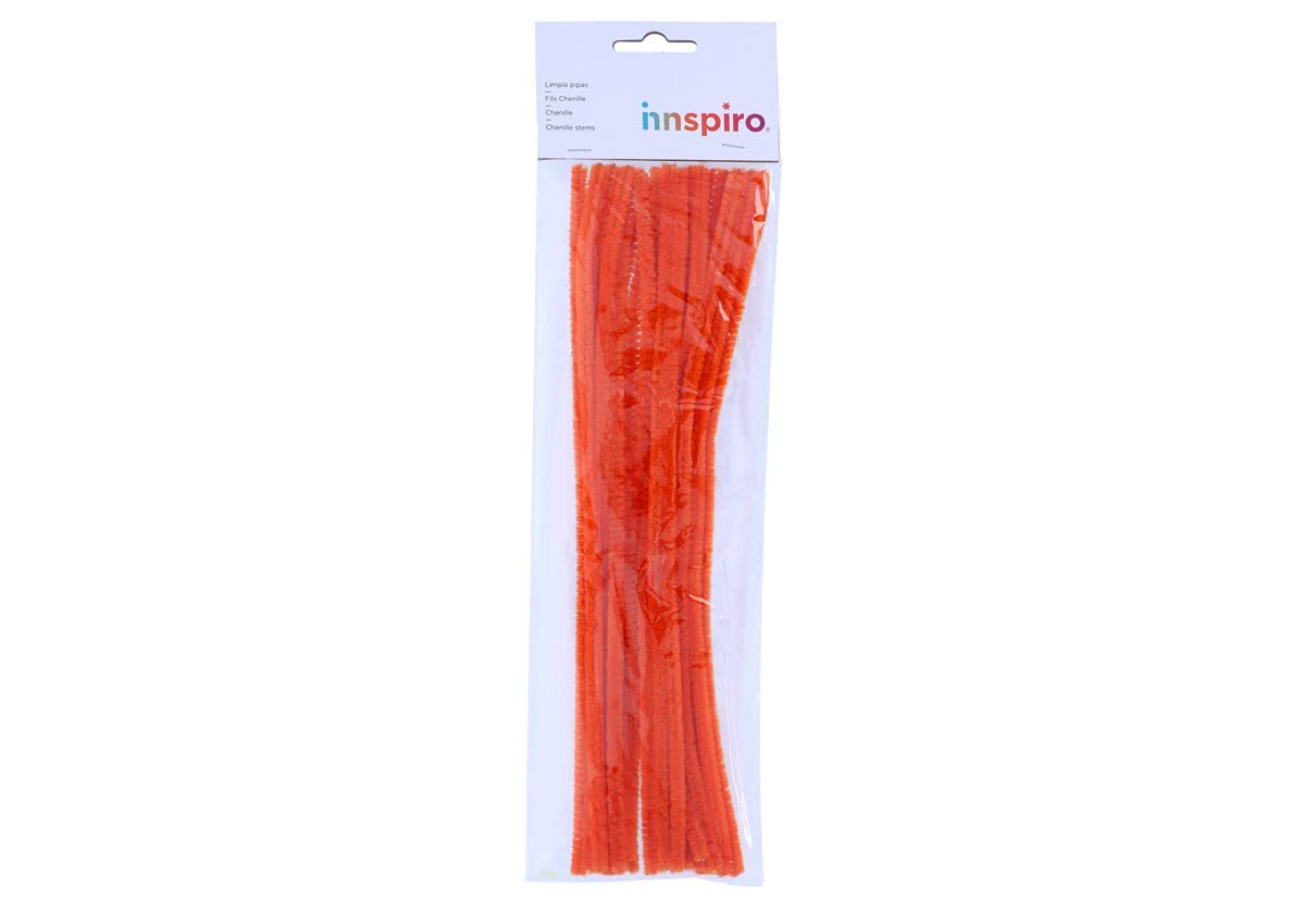 10 Nettoyeurs Chenille INNSPIRO 15x50cm - 6 Couleurs - Malléables Pour DIY, Décorations Et Activités Enfants
