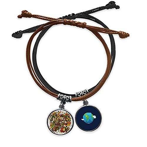 Pulsera de cuero casino poker chips para tus noches de juego y estilo urbano diario