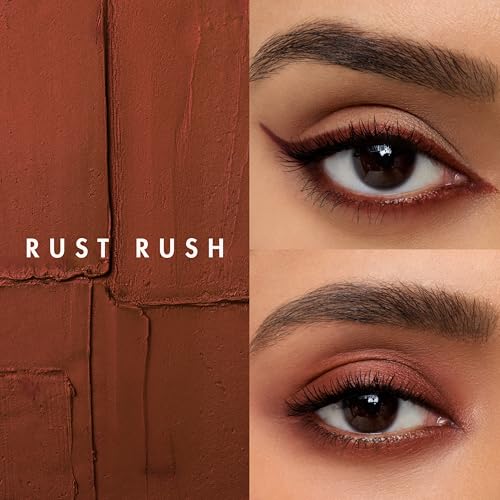 Image of HYUE AmplifEYE 3-in-1 EYE Crayon | Eyeshadow - Liner - Kohl | Rust Rush | Creamy Multi-Use Stick with in-built Sharpener and Smudger | High-Pigment Formula with Vitamin E & Jojoba Oil