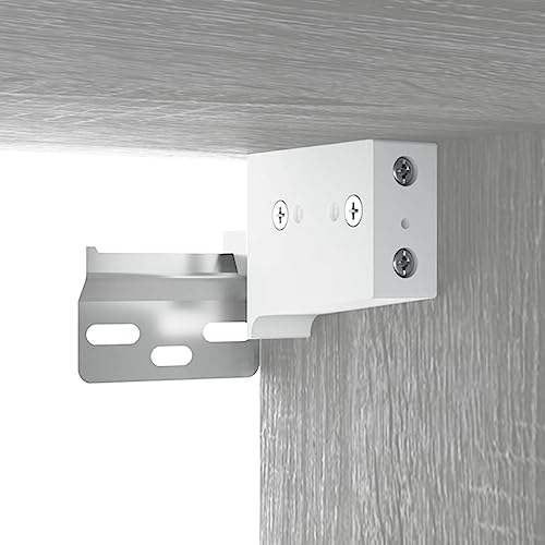Gabinetes de baño gris Sonoma en madera de ingeniería duradera 6