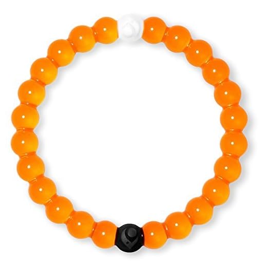 Lokai Silicone Beaded Bracelet for Mental Health Awareness - Large, 7 Inch Circumference - Jewelry Fashion Bracelet Slides-On for Comfortable Fit for Men, Women & Kids