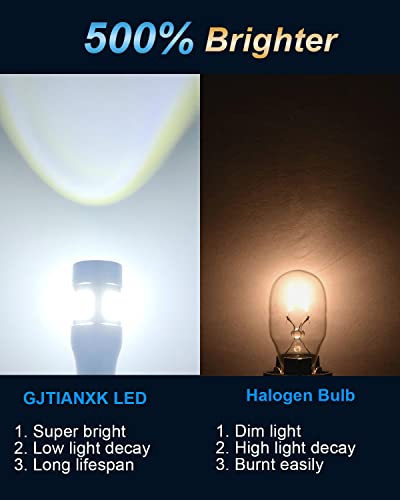 GJTIANXK 912 921 LED Bulbs for Backup Reverse Lights Canbus Error Free 906 922 T15 W16W LED Bulbs Extremely Super Bright 6000K Xenon White (Pack of 2) - Image 6