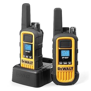 DEWALT DXFRS800 FRS Walkie Talkies,...