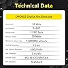 RIGOL Digital Oscilloscope DHO802 70 MHz 2-Ch + EXT Trig 1.25 GSa/s 12-bit 25 Mpts UltraAcquire 1,000,000 wfms/s 7 Touch LAN/USB/HDMI Web Control SCPI for Troubleshooting MCU CAN