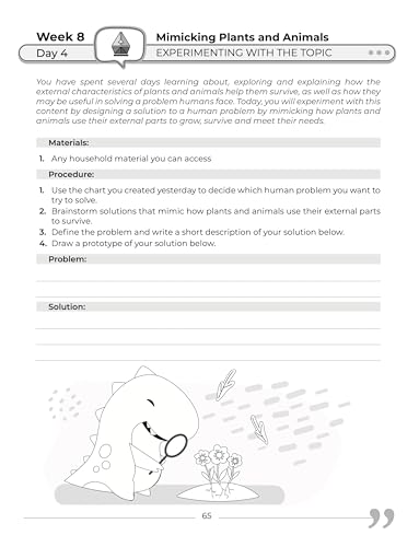 1st Grade Science: Daily Practice Workbook | 20 Weeks of Fun Activities (Physical, Life, Earth and Space Science, Engineering | Video Explanations Included | 200+ Pages Workbook) - Image 3