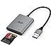 Acer SD Card Reader, USB A 3.0 to Micro Memory Card Reader, Aluminum Dual Slot SD to USB Adapter for Computer, PC, Laptop and Type A Devices, Compatible with SD/Micro SDXC/SDXC/SDHC/MMC/TF Cards
