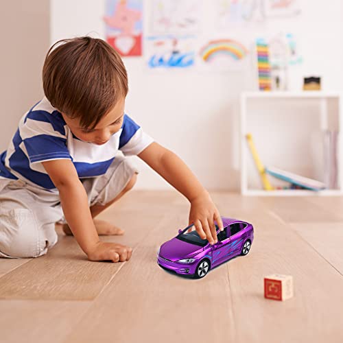 Diecast Car Model X Toy, 1:32 Scale Zinc Alloy Casting Pull Back Vehicles Door Opening With Sound And Light, Mini Electronic Toys Model X90 Collectible Car Toy For Toddlers Kids Birthday Gift #TOP1