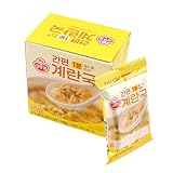 Otto-Gi Egg Drop Soup Mix - Anchovy Stock - Instant Freeze-Dried Soup Blocks - Ready in 1 Minute - Soft & Savory - Ideal for Travel/Hiking/Camping - Easy Preparation - Egg Flower Soup
