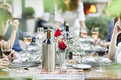 image for Vinglacé Wine Bottle Chiller- Portable Champagne Insulator- Stainless