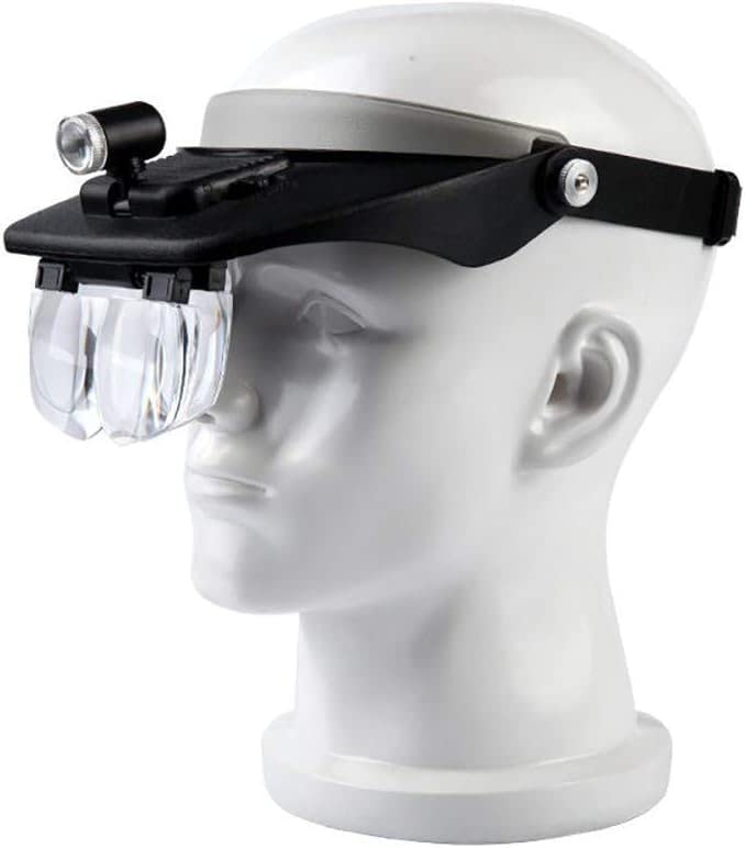 Loupe à la tête HJMMWT pour vieil homme lisant et loisirs créatifs minutieux