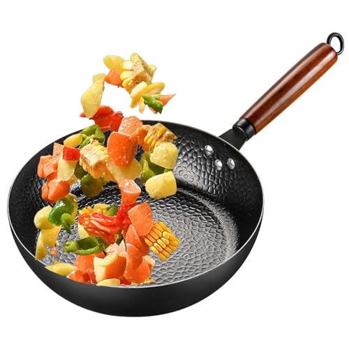 Wok poêle à frire antiadhésive pour réussir tous vos plats sautés en famille
