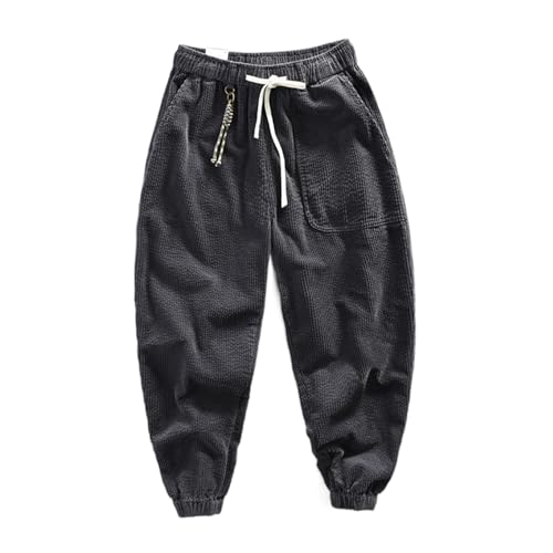 Pantalon décontracté pour hommes GUOYUXIAO fini les vêtements serrés en hiver