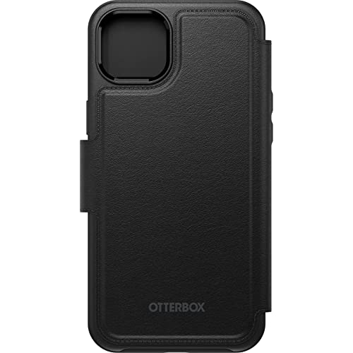 Image of OtterBox Detachable Folio Wallet (Case Sold Separately) for MagSafe - iPhone 15 Plus and iPhone 14 Plus - Shadow (Black)