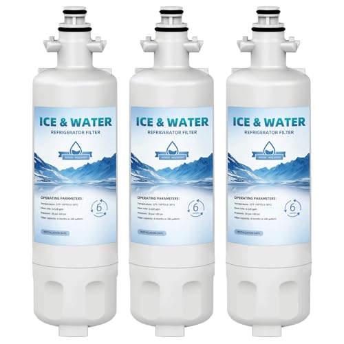 ADQ360061 Water Filter Replacement for LG Fit Kenmore Elite 795 3-Pack
