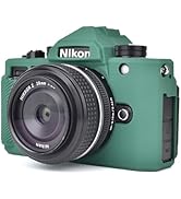 MUZIRI KINOKOO Leather Case For Nikon Z50 II - Retro Style Half Case With Hand Grip Brown