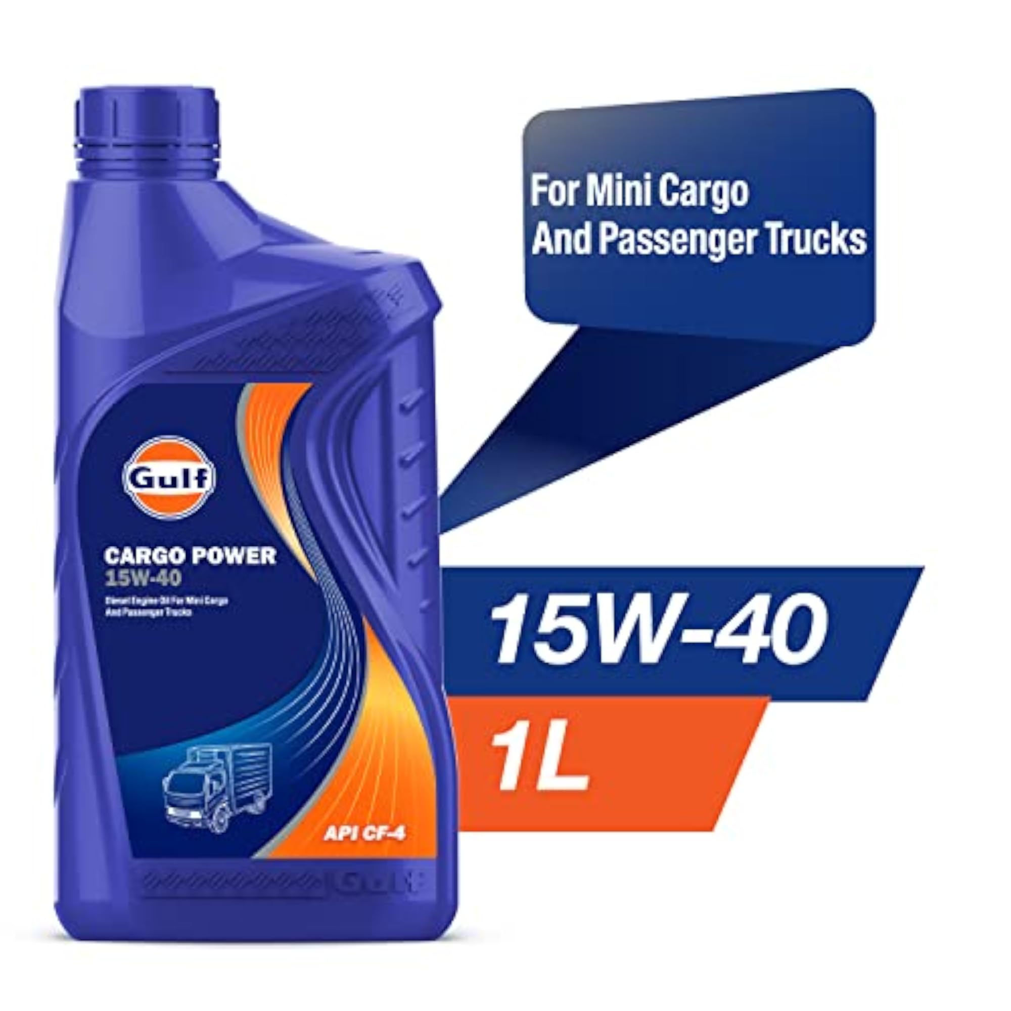 CARGO POWER 15W-40 API CF4 Multi-Grade Engine Oil [1 L]