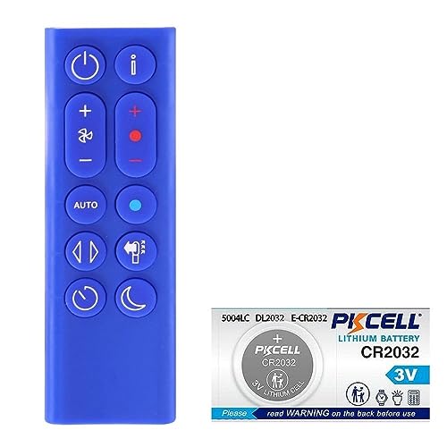 【電池付属】ダイソン HP04 HP05 HP06 HP07 HP09 リモコン 青 互換品 設定不要 スグに使える Dyson Pure(Purifier) Hot + Cool 涼風 温風 空気清浄 969897-02