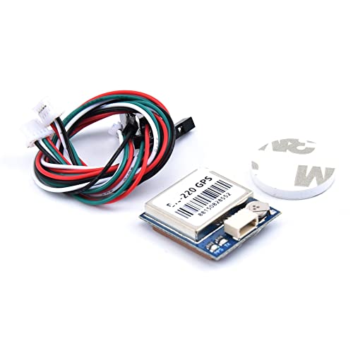 VyTRdW BN-220 3.6V-5.0V TTL GNSS GLONASS Dual GPS Module with Flash Compatible with NI F3 F4 Flight Control Frame Kit(3PCS BN-220 GPS)