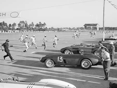 Racecar Drivers Running to Cars at Start of Race - Nassau - Bahamas by ...