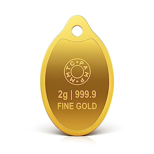 Image of MMTC-PAMP 24k (999.9) 2 gm Ganesha Yellow Gold Coin cum Pendant